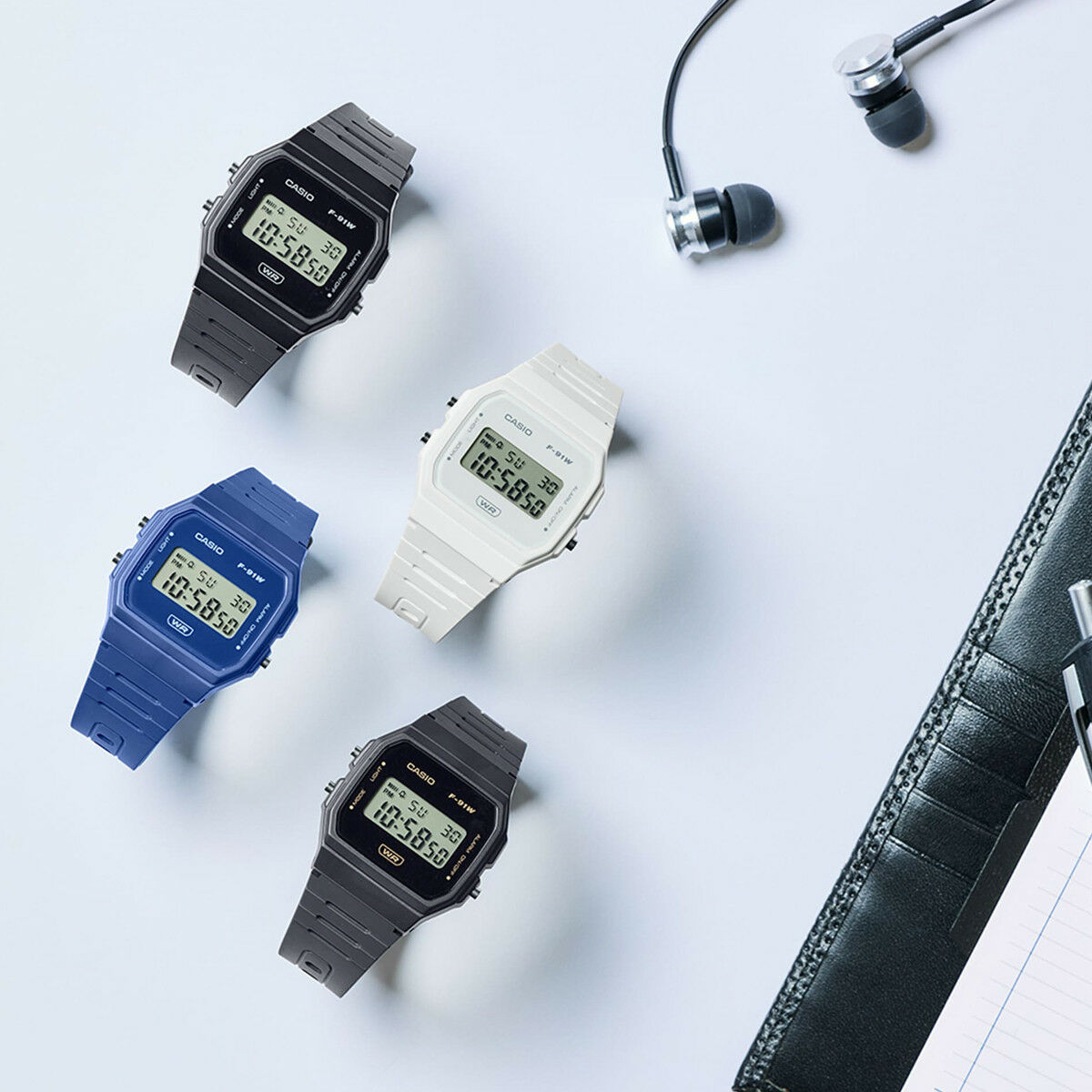 Herrklocka Casio F-91WB-8AEF (Ø 35 mm) - 3