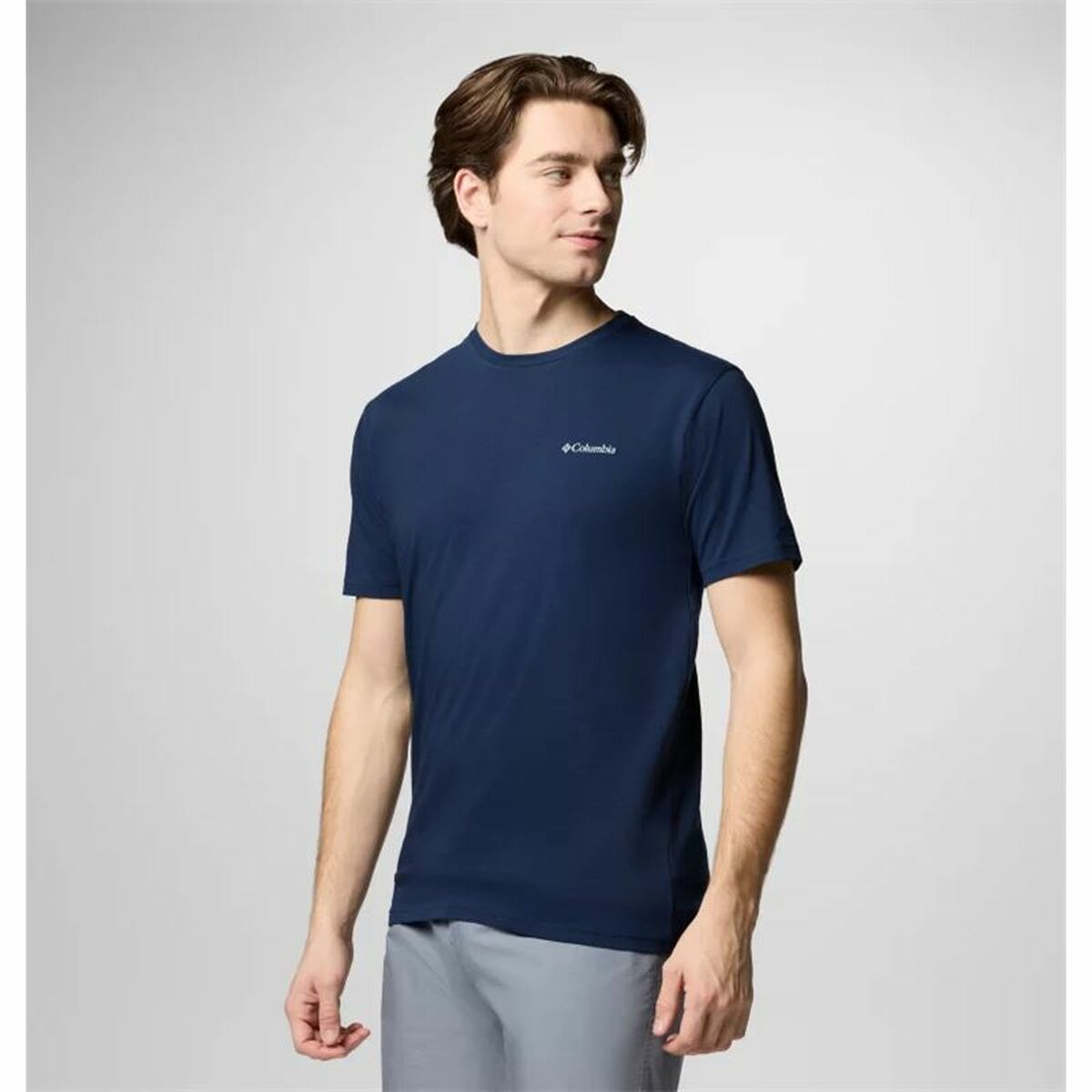 T-shirt med kortärm Herr Columbia North Cascades™ Sleeve Mörkblå - 3