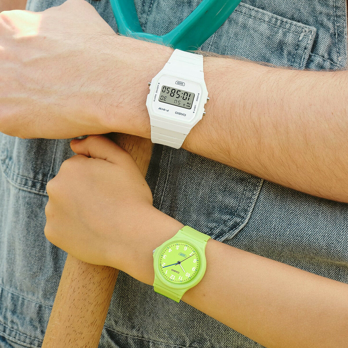 Herrklocka Casio F-91WB-7AEF (Ø 35 mm) - 5