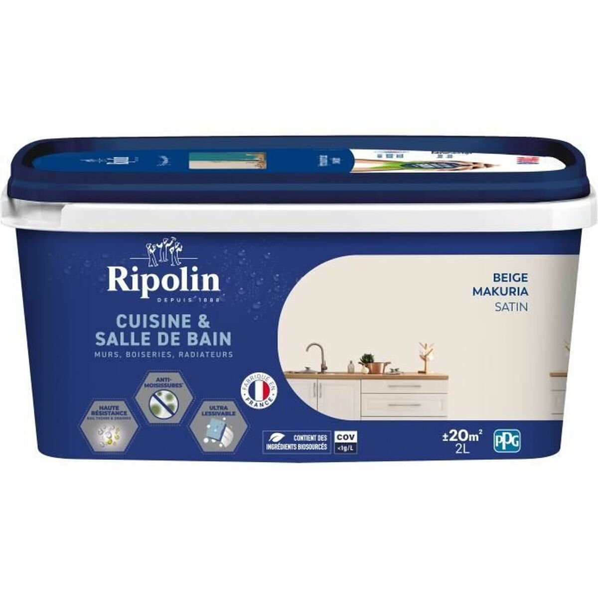 Grundfärg Ripolin Beige Satinfinish 2 L