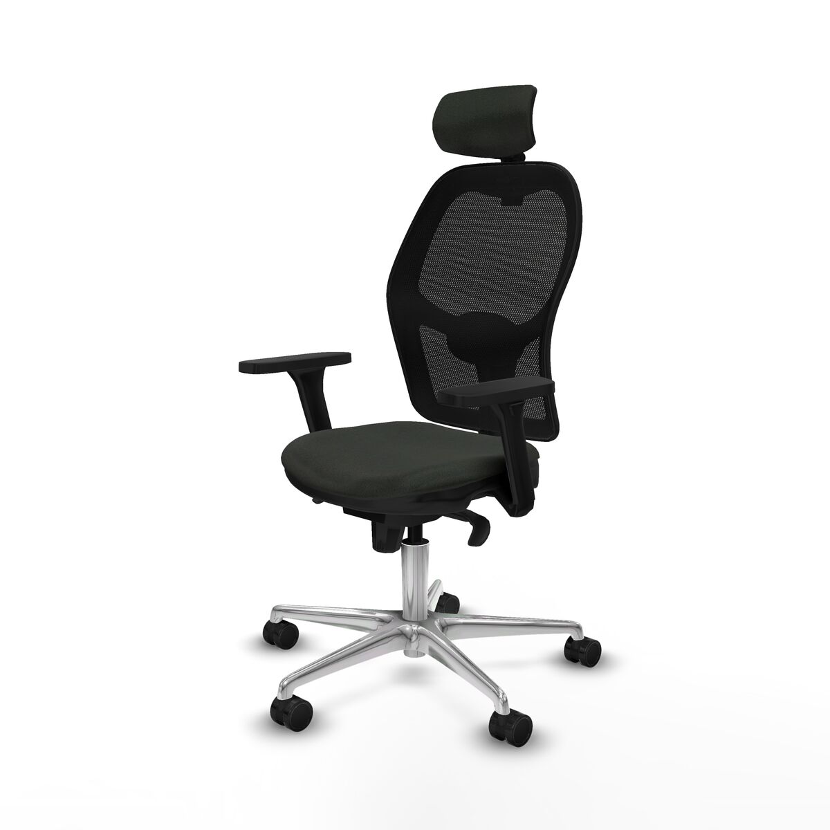 Kontorsstol med nackstöd Jorquera Piqueras y Crespo 3D086N2 Svart - 2
