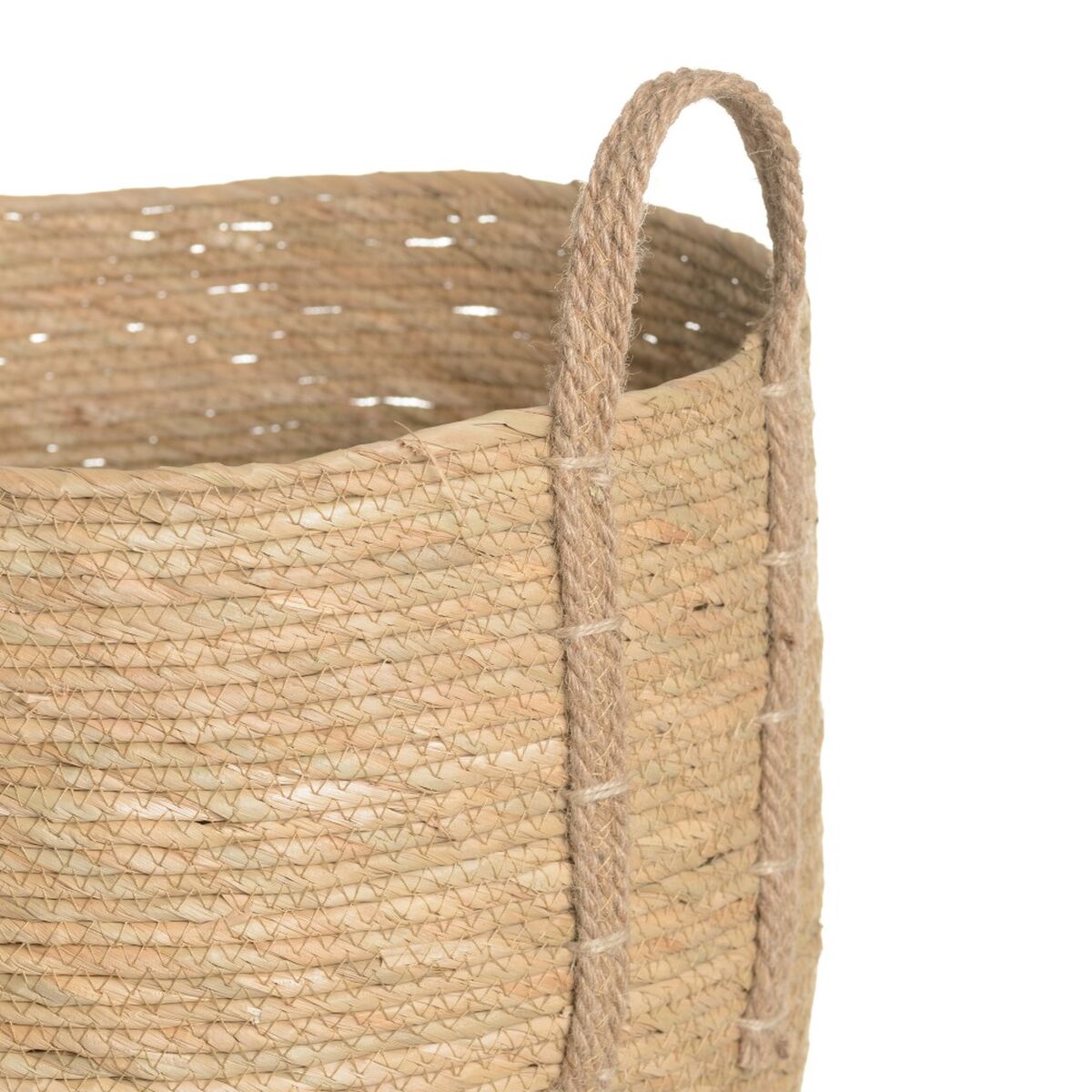Korgset Naturell Rusar 42 x 42 x 48 cm (3 Delar) - 5