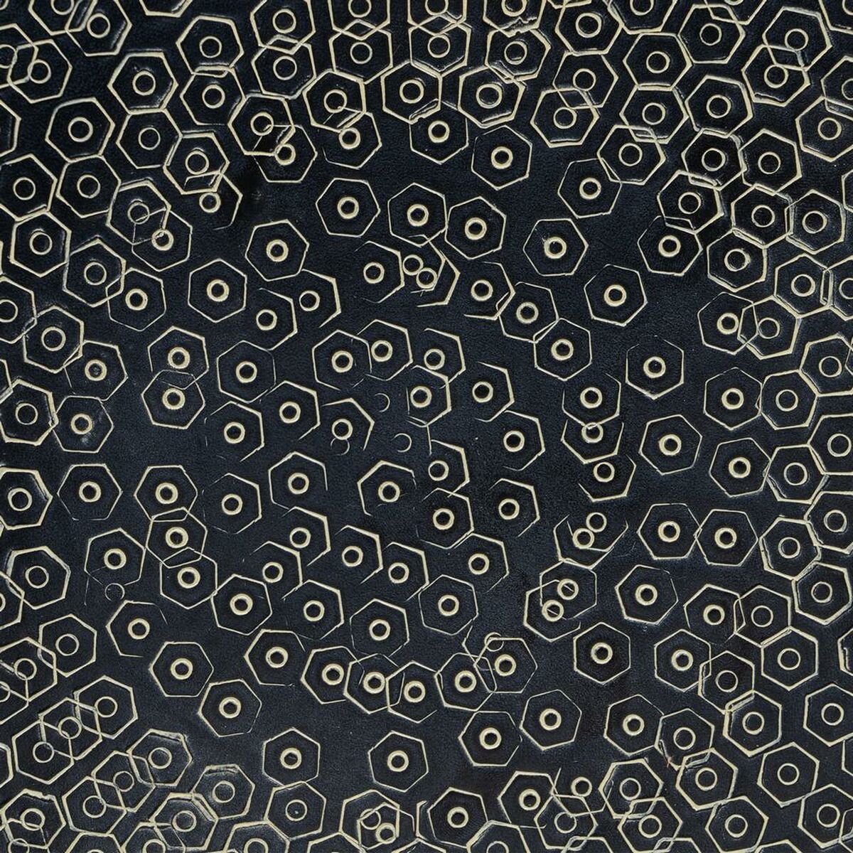 Sidobord 66 x 66 x 34,5 cm Svart Aluminium (3 antal) - 6