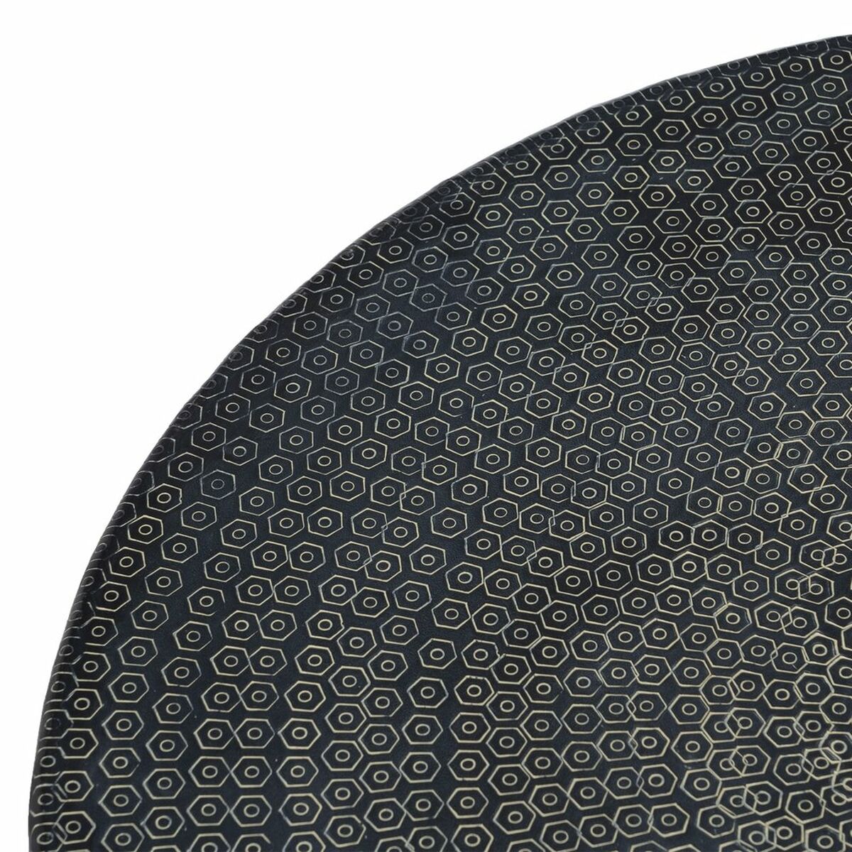 Sidobord 66 x 66 x 34,5 cm Svart Aluminium (3 antal) - 4