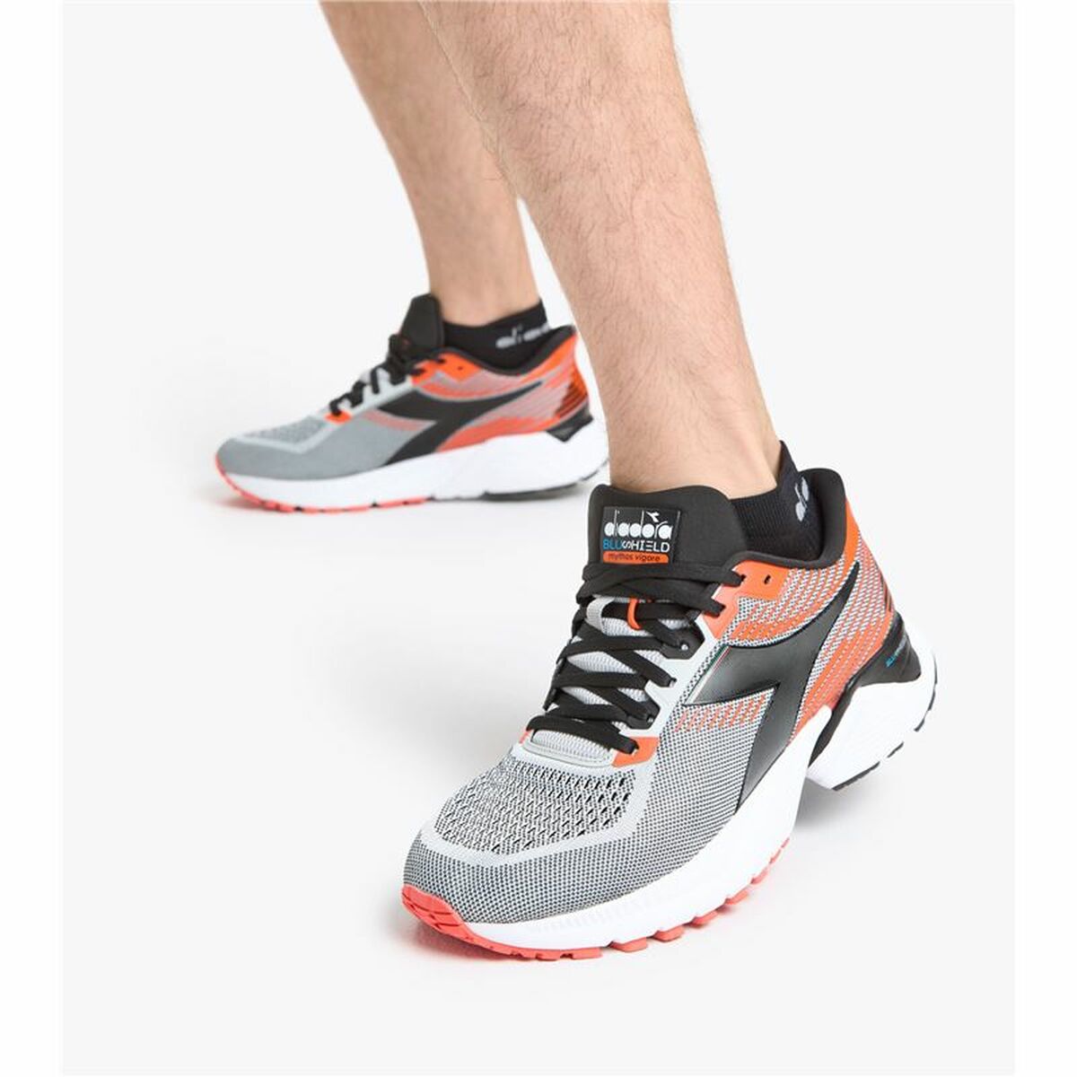 Löparskor, Vuxna Diadora Mythos Blushield Vigore Män Ljusgrå - 2