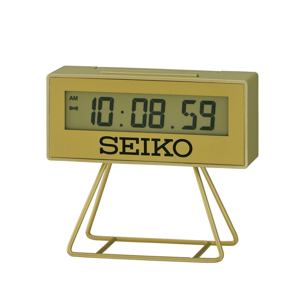 Väckarklocka Seiko QHL062G Gyllene
