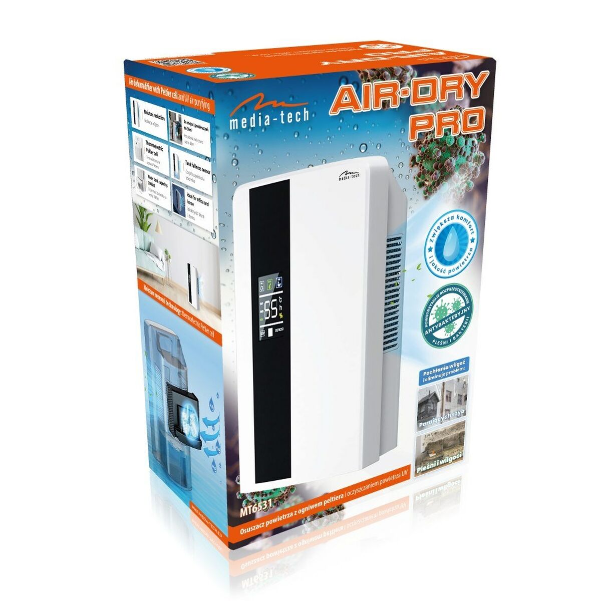 Avfuktare Media Tech MT6531 65 W 2 L - 5