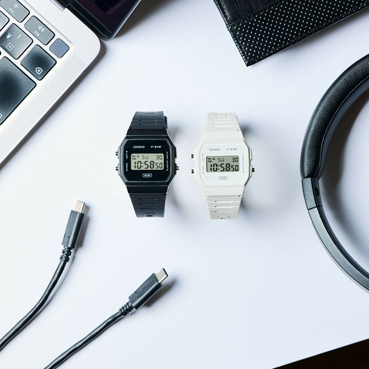 Herrklocka Casio F-91WB-1AEF (Ø 35 mm) - 4