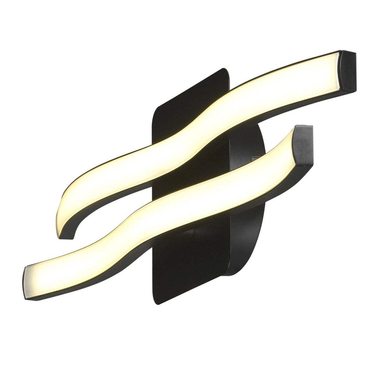 Vägglampa med LED Activejet AJE-SALY Svart Varmvit 80 1100 Lm 220-240 V (1 Delar) - 2
