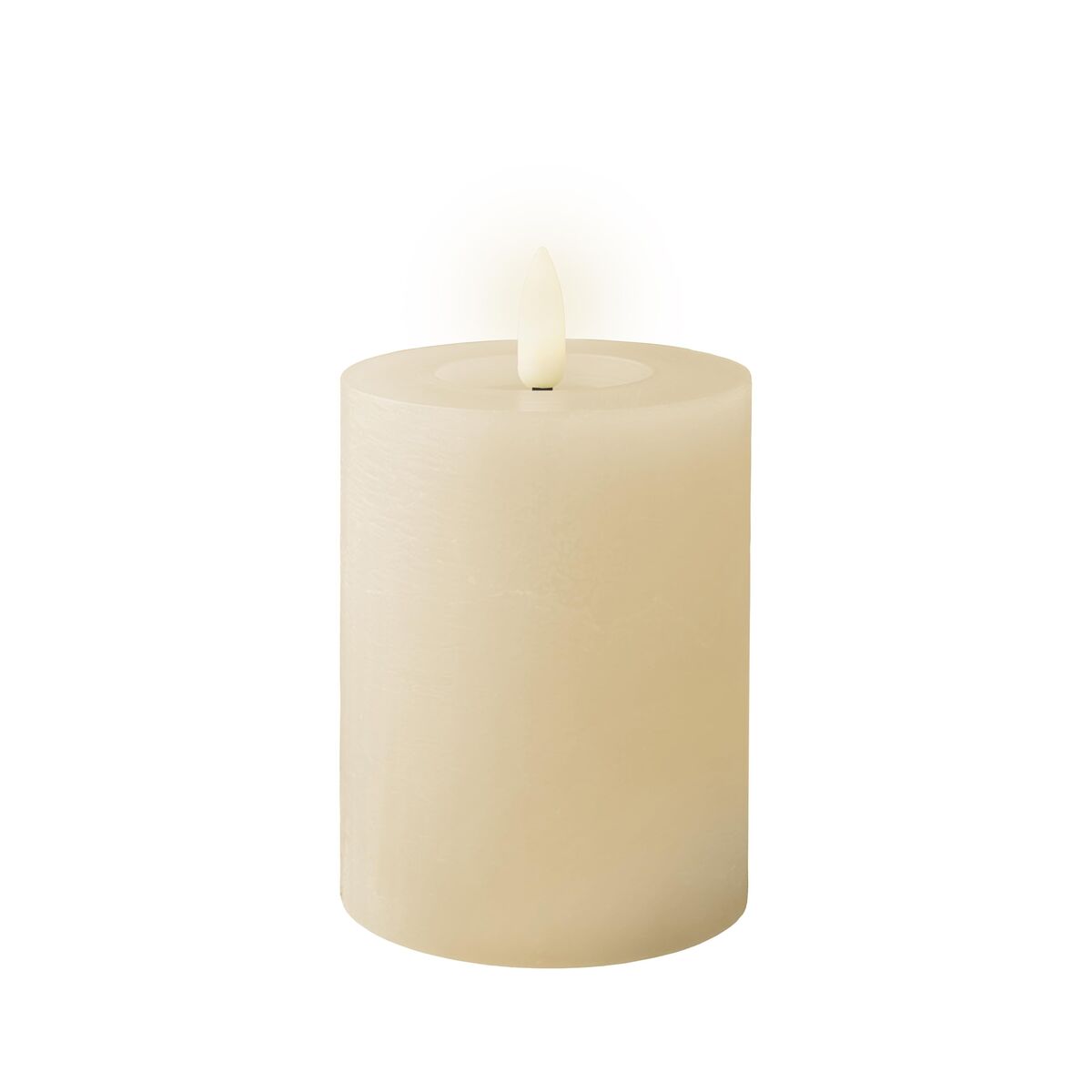 LED Ljus Lumineo Beige Kräm Ø 7 x 11,2 cm (AAA)