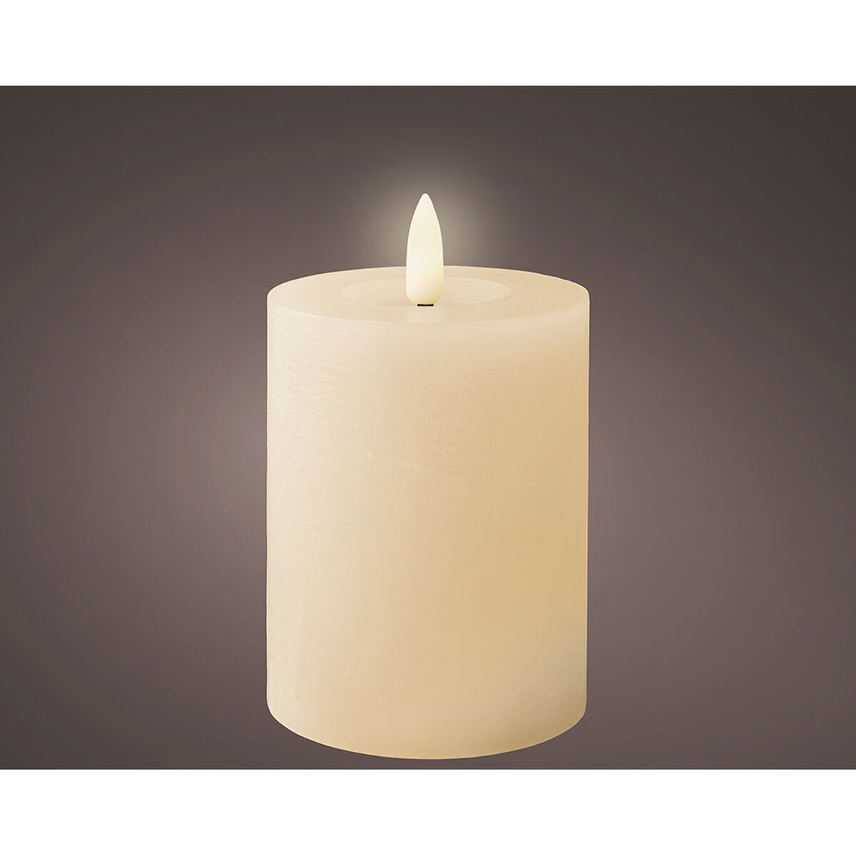 LED Ljus Lumineo Beige Kräm Ø 7 x 11,2 cm (AAA) - 2