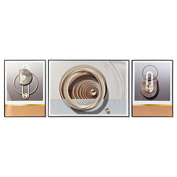 3-ramsset DKD Home Decor Abstrakt (200 x 3 x 70 cm)