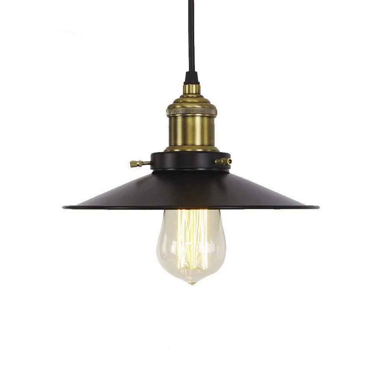 Taklampa EDM 32106 Svart 60 W Vintage - 3