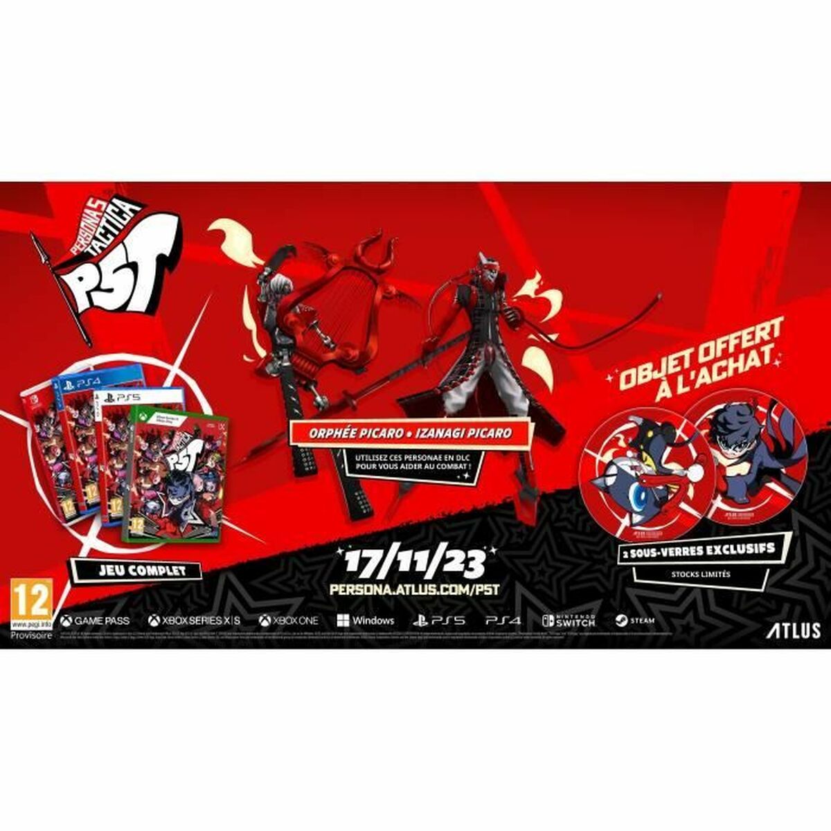 TV-spel för Switch SEGA Persona 5 Tactica (FR) - 9