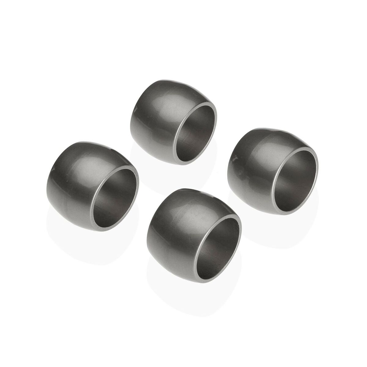 Dukring Versa Silvrig polypropen 4,7 x 3,2 x 4,7 cm 4 Delar