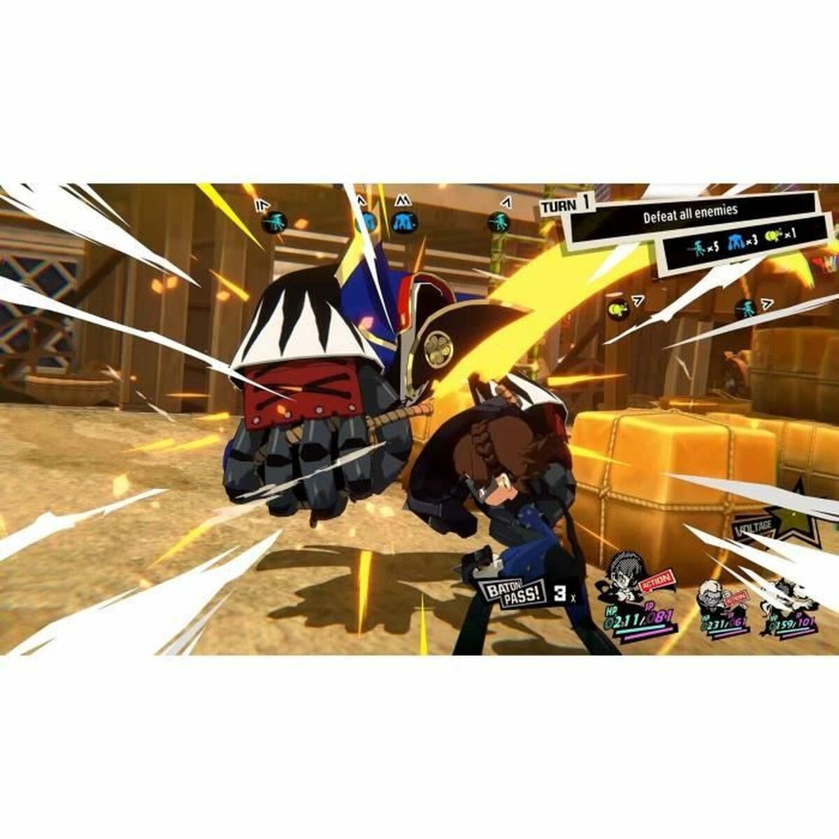 Xbox One / Series X Videospel SEGA Persona 5 Tactica (FR) - 3