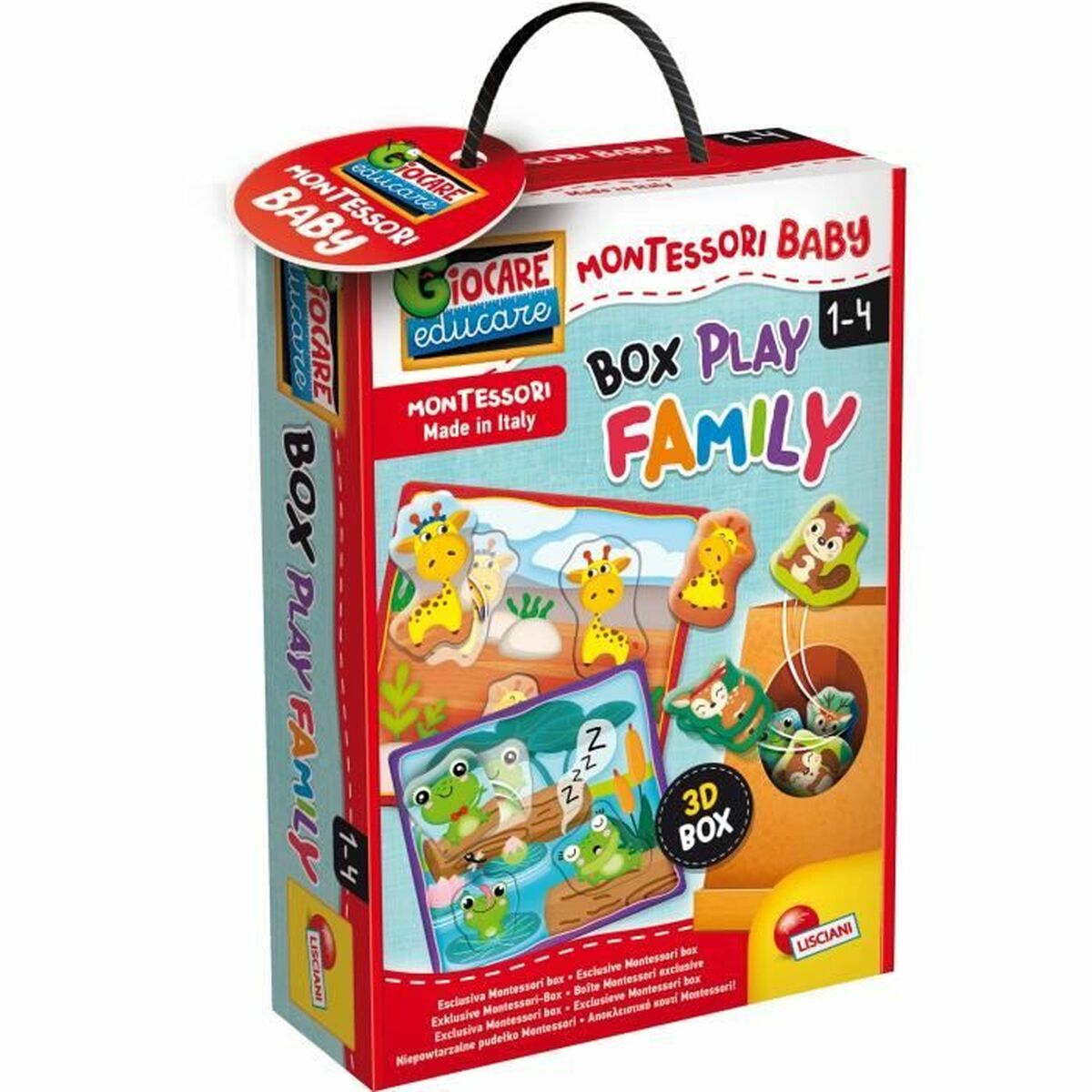 Utbildningsspel Lisciani Giochi Play Family Multicolour (18 Delar)