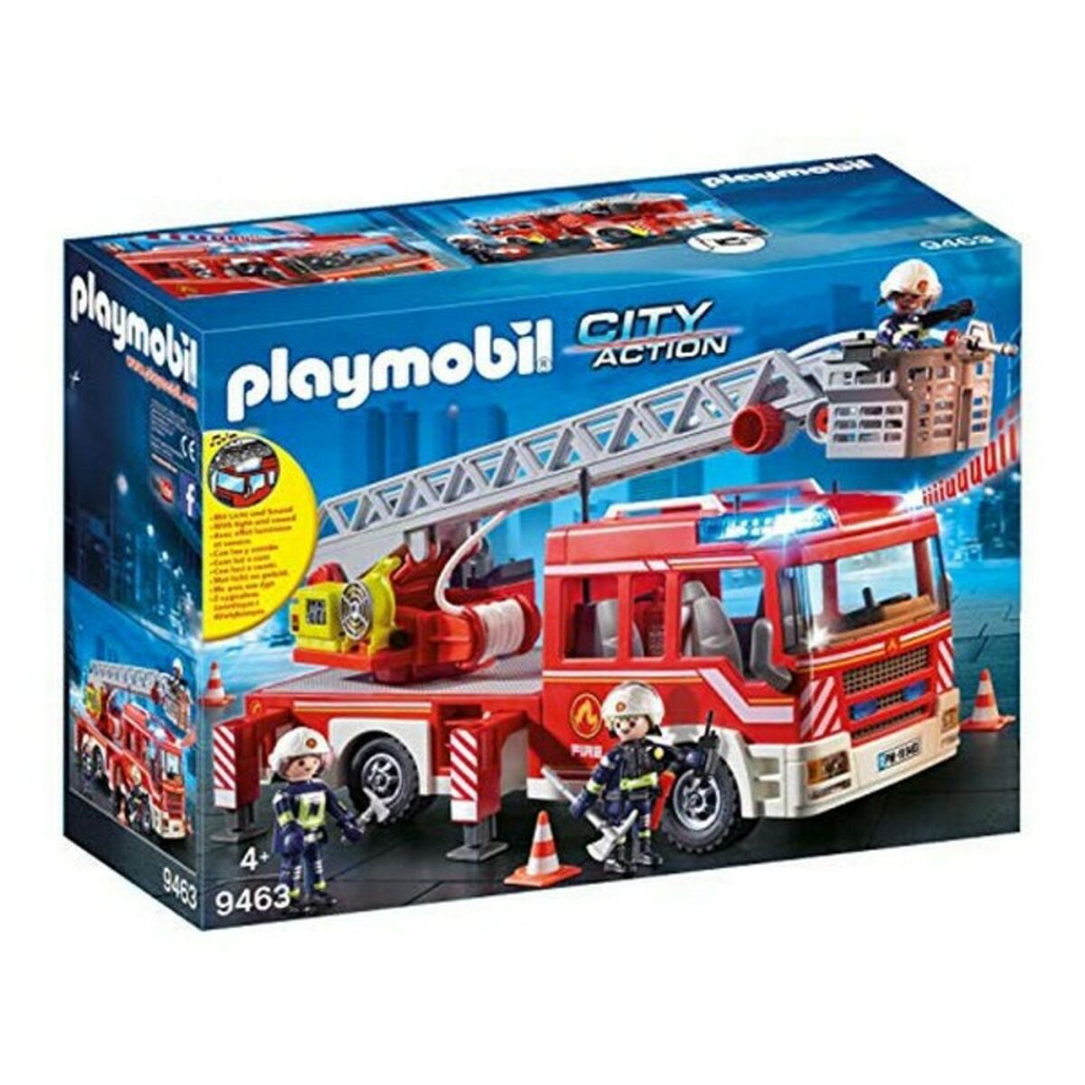 Fordonsspel City Action Playmobil 9463 (14 pcs) Brandbil - 2