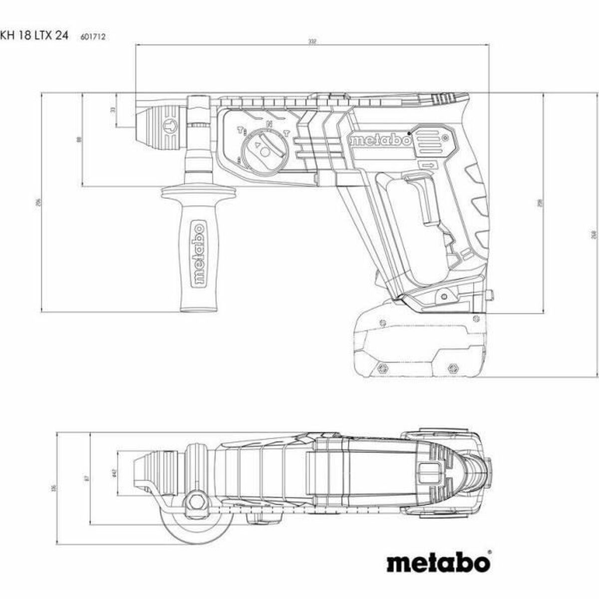 Perforeringshammare Metabo - 3