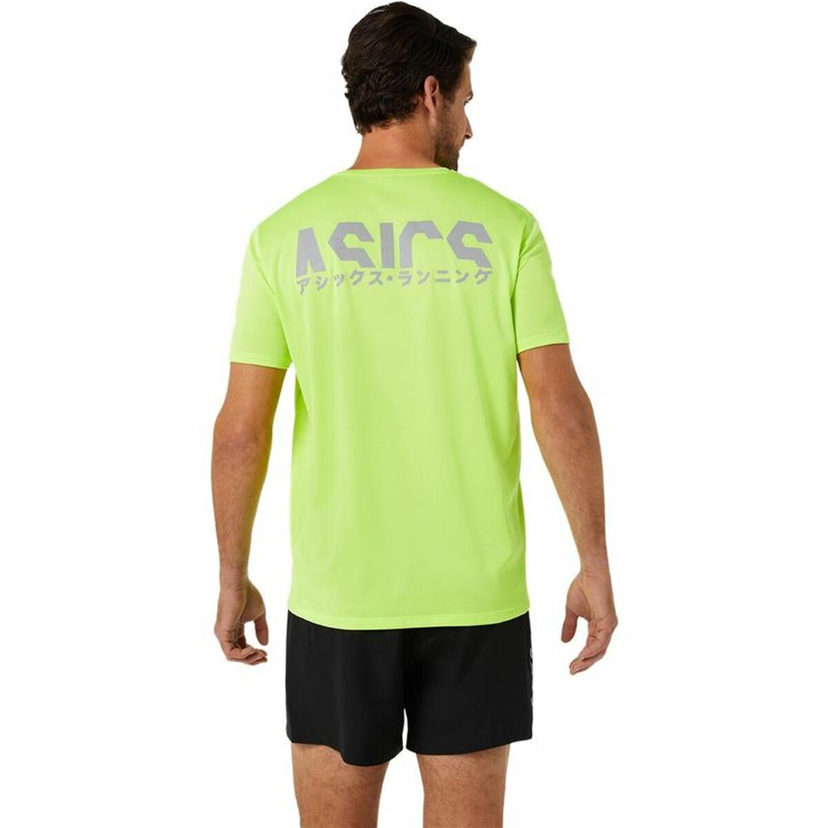 T-shirt med kortärm Herr Asics Katakana Grön - 2