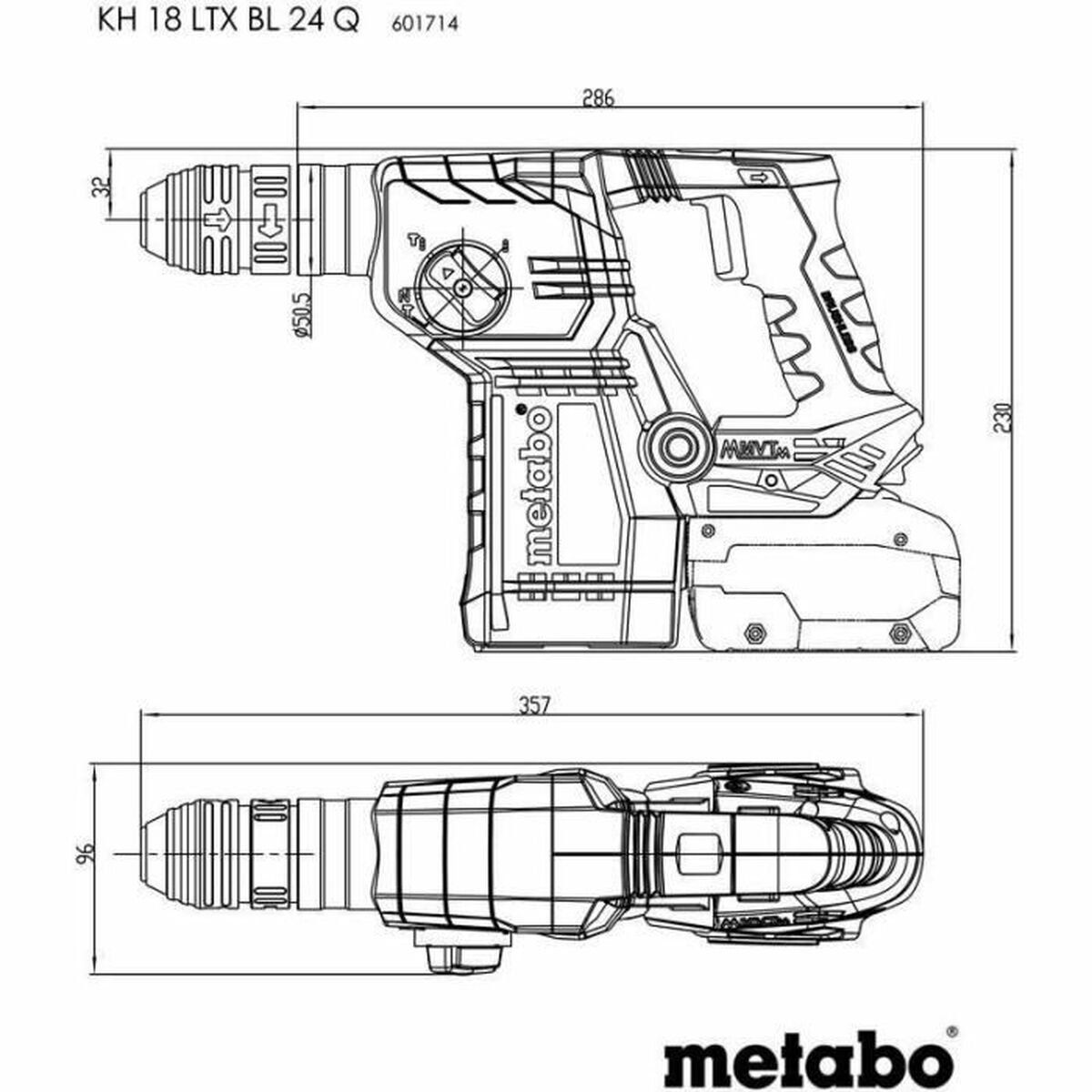 Perforeringshammare Metabo - 6
