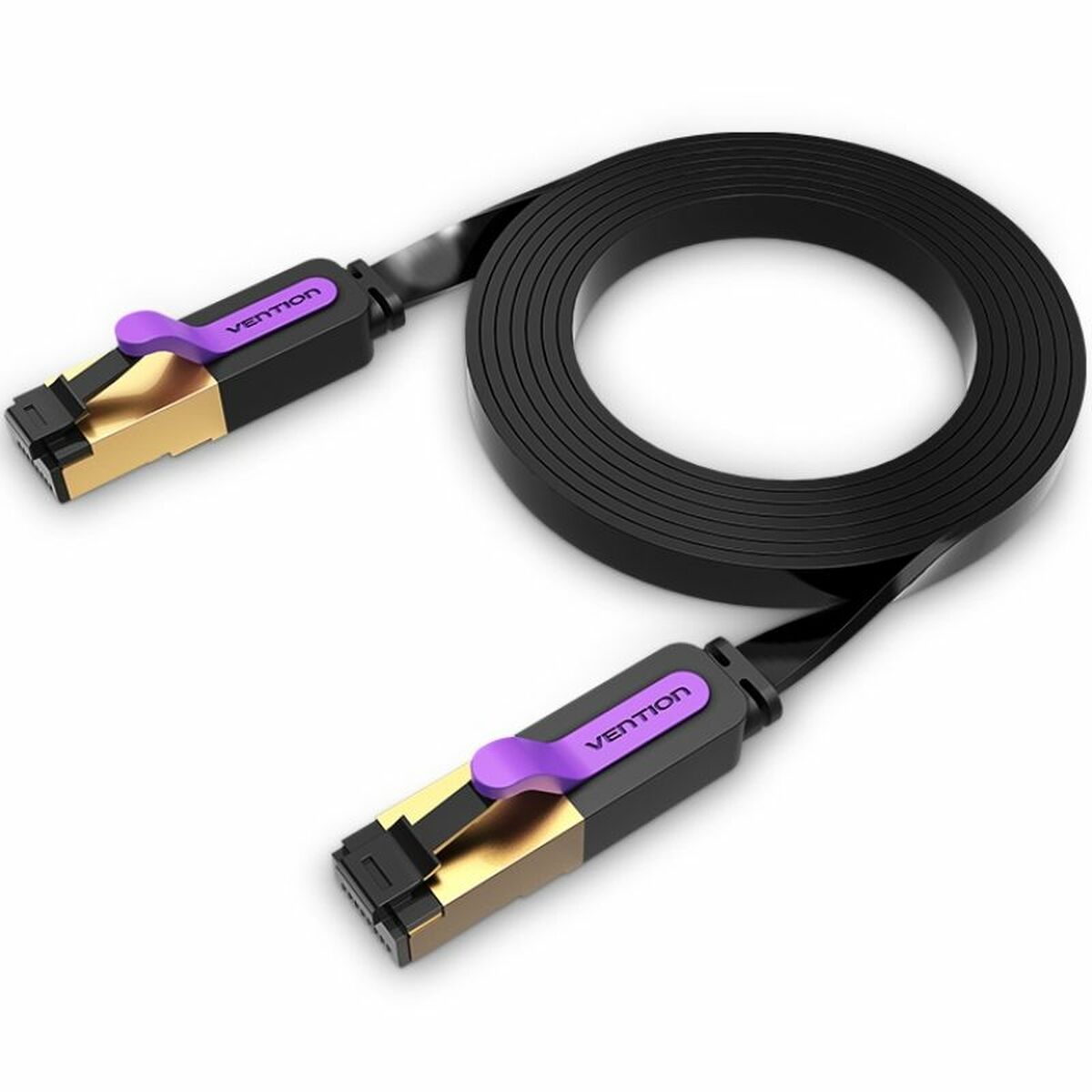 Nätkabel FTP Styv Kategori 7 Vention ICABK Svart 8 m - 4