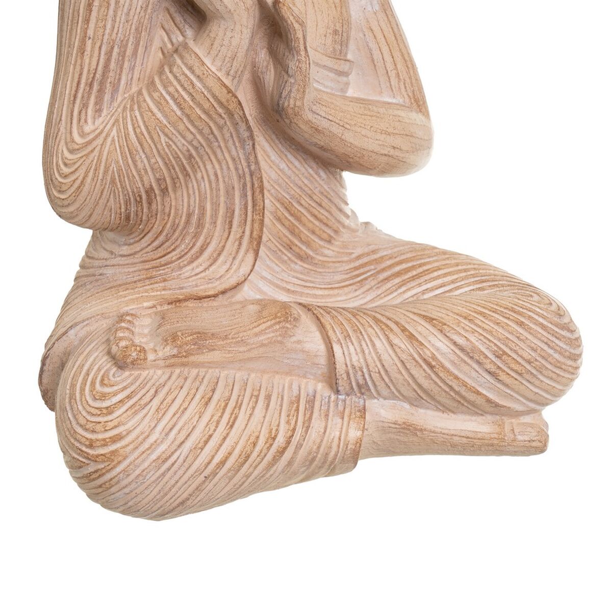 Prydnadsfigur Naturell Buddha 25 x 19 x 36 cm - 3