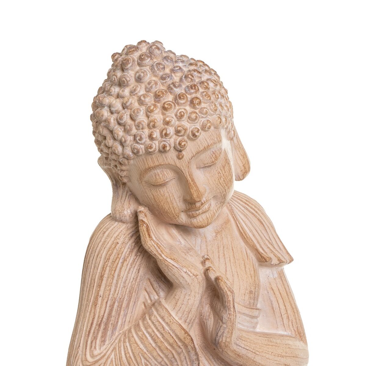 Prydnadsfigur Naturell Buddha 25 x 19 x 36 cm - 2