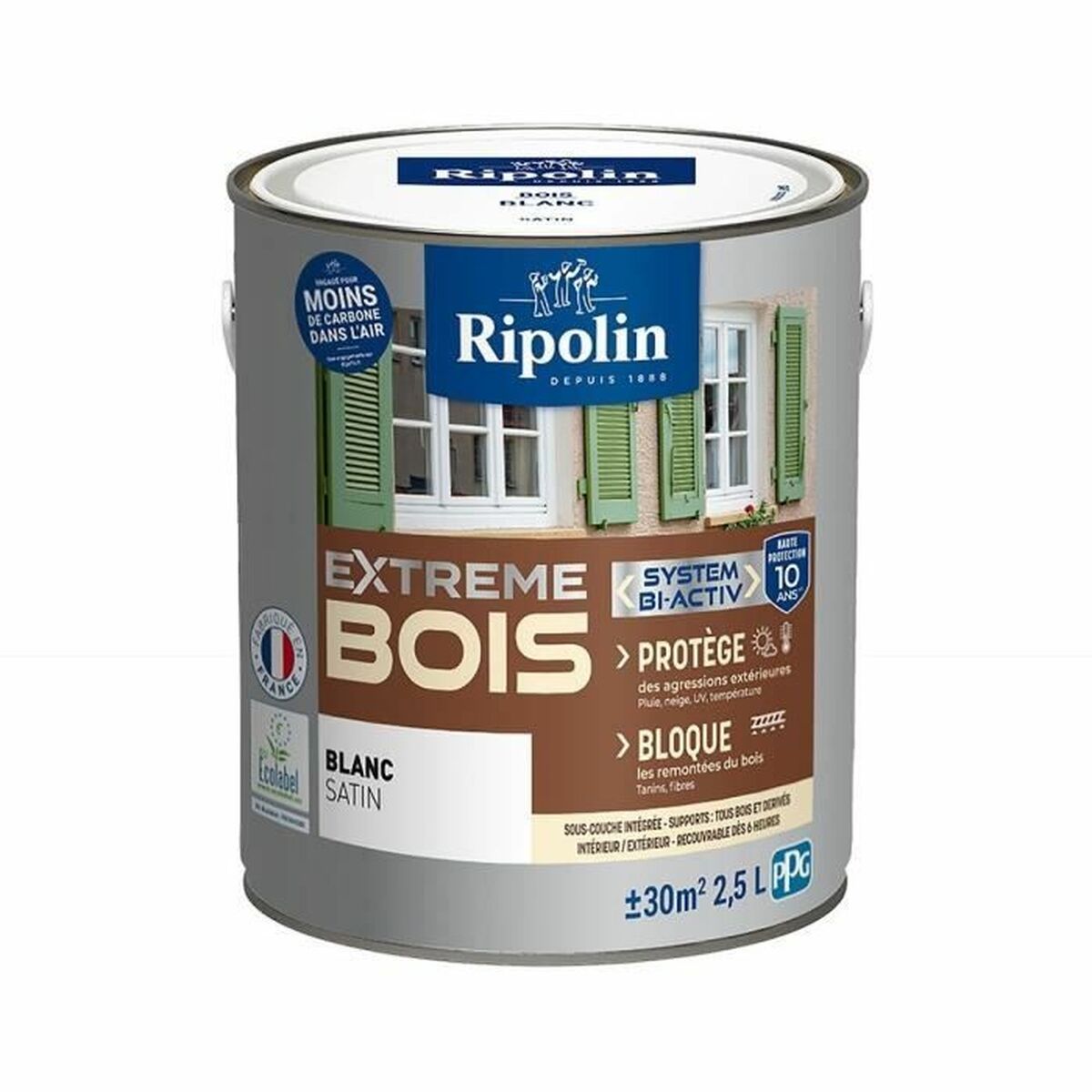 Grundfärg Ripolin Vit Satinfinish 2,5 L - 2