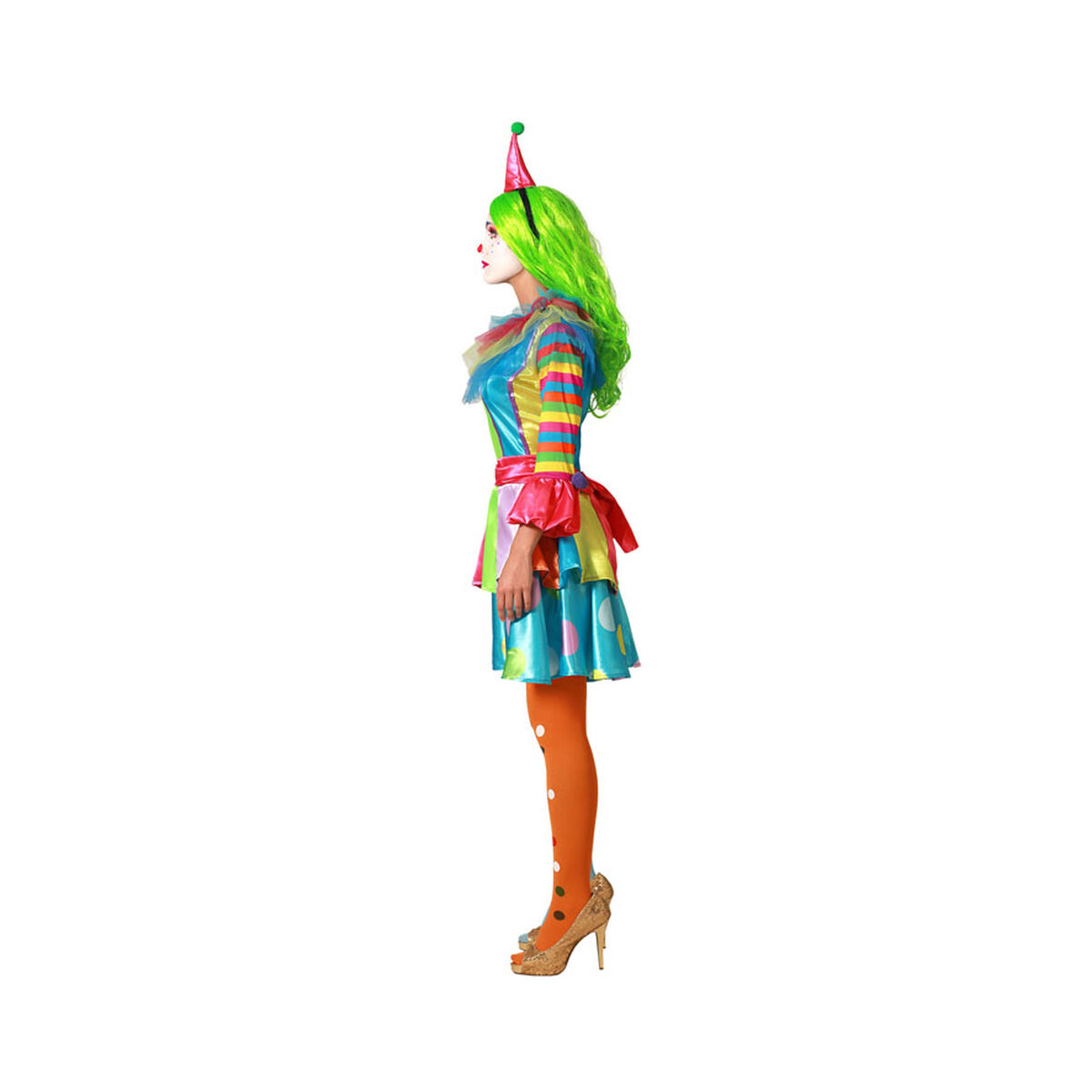 Maskeraddräkt vuxna Kvinnlig clown XS/S - 2