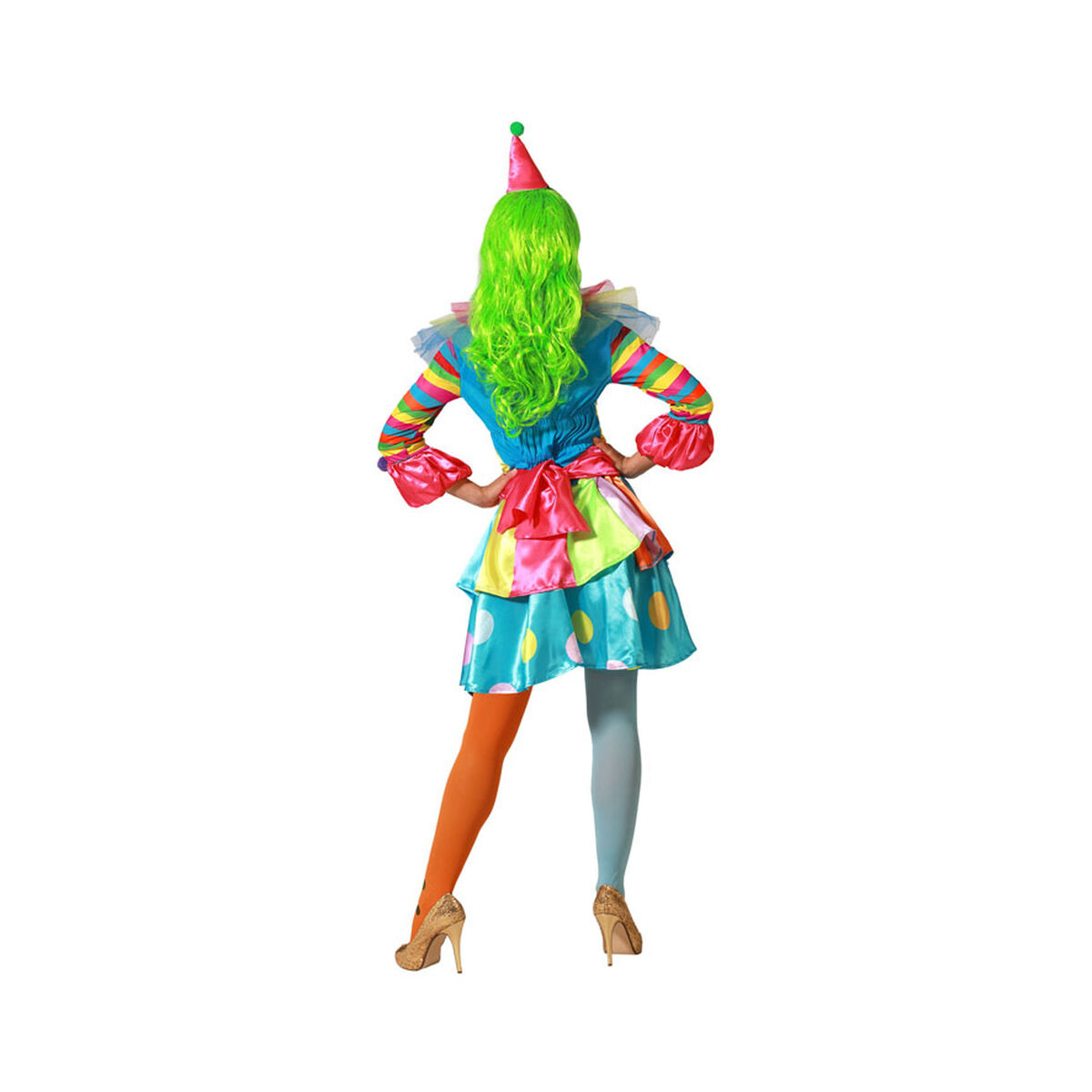 Maskeraddräkt vuxna Kvinnlig clown XS/S - 3