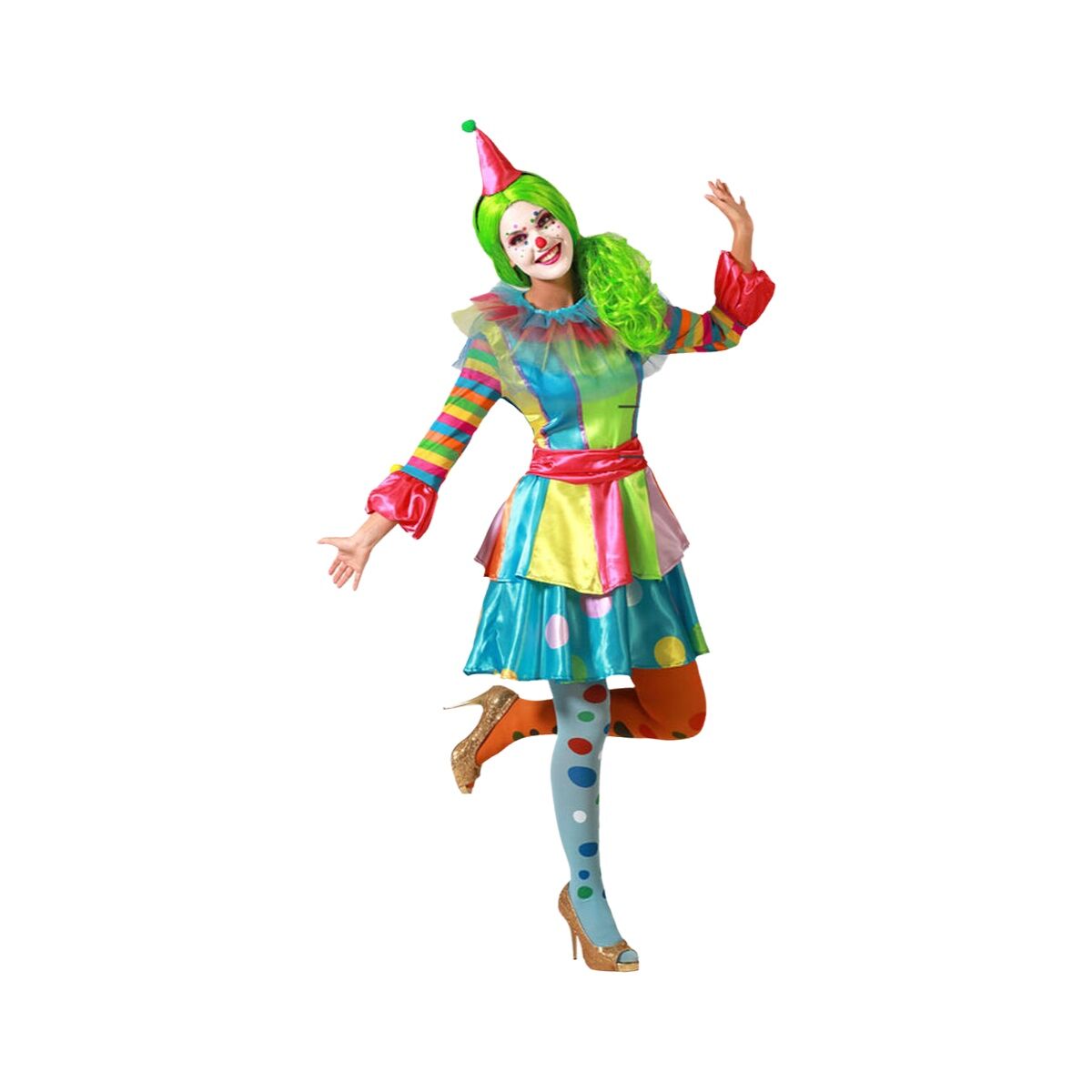 Maskeraddräkt vuxna Kvinnlig clown XS/S