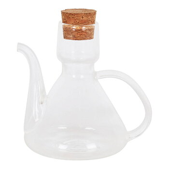 Oljeflaska La Mediterránea Bell Borosilikatglas Med lock Silikon (125 cc)