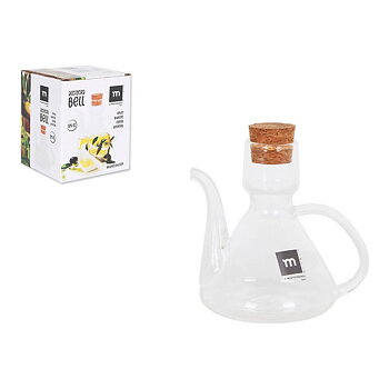 Oljeflaska La Mediterránea Bell Borosilikatglas Med lock Silikon (125 cc)