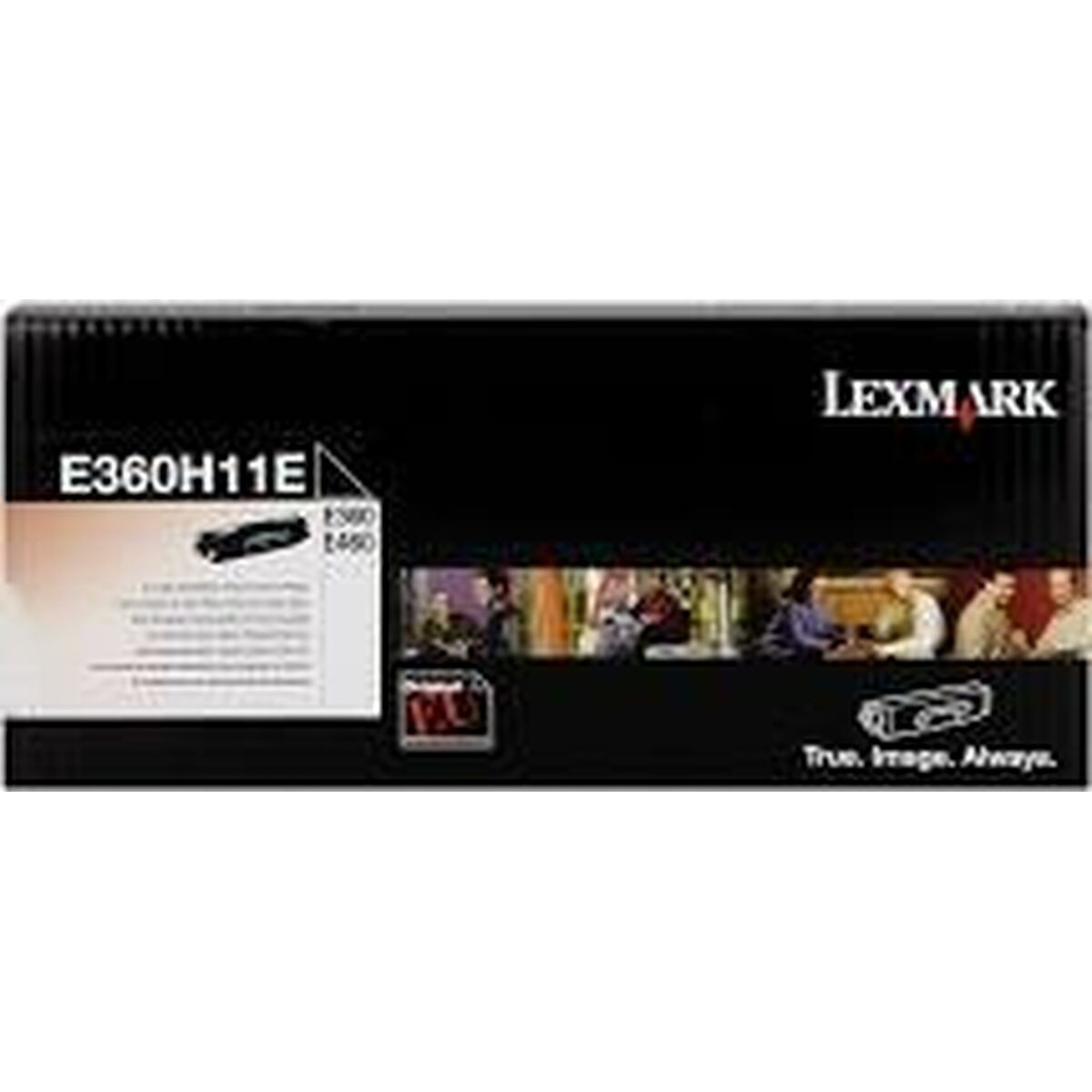 Toner Lexmark E360H11E Svart - 2