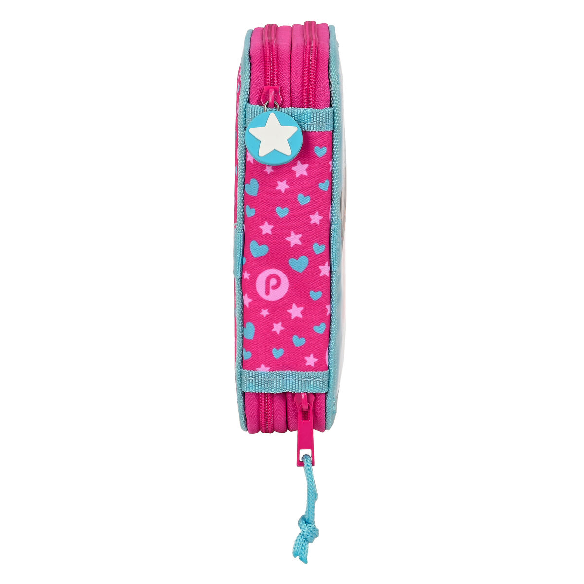 Dubbelt pennfodral Pinypon Blå Rosa 12.5 x 19.5 x 4 cm (28 Delar) - 3