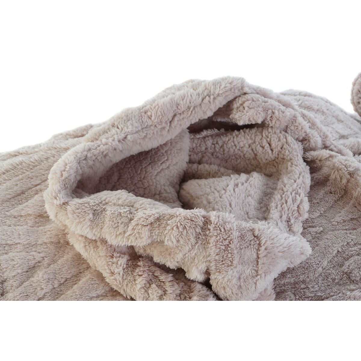 Filt DKD Home Decor Rosa Romb 150 x 200 x 1 cm - 2