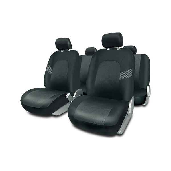Uppsättning av sätesöverdrag BC Corona FUK10402 Svart (11 pcs) - 2