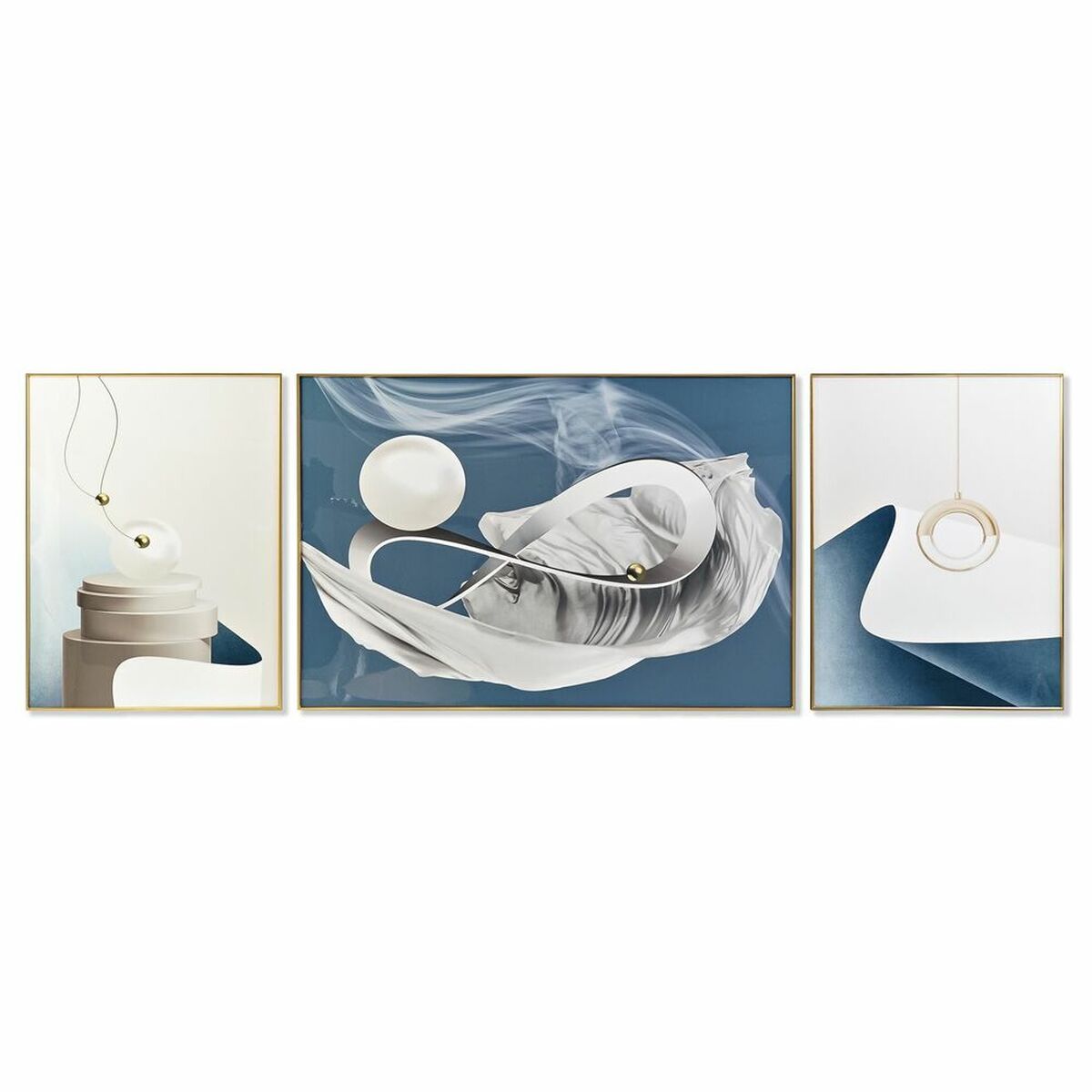 3-ramsset DKD Home Decor 240 x 3 x 80 cm 30 x 40 cm Modern - 4