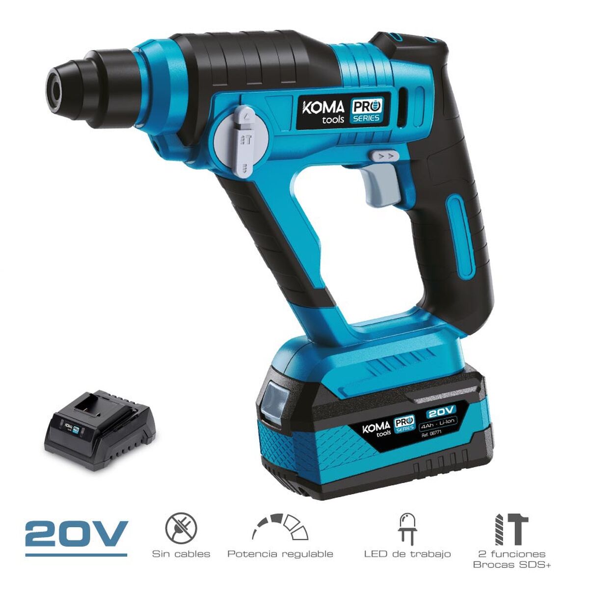 Perforeringshammare Koma Tools Pro Series 60 W 850 rpm - 2