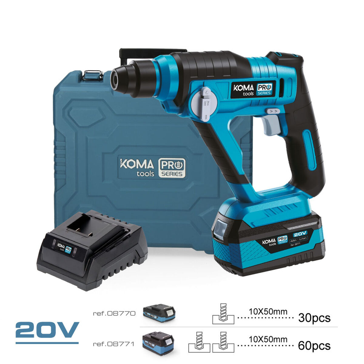 Perforeringshammare Koma Tools Pro Series 60 W 850 rpm - 7
