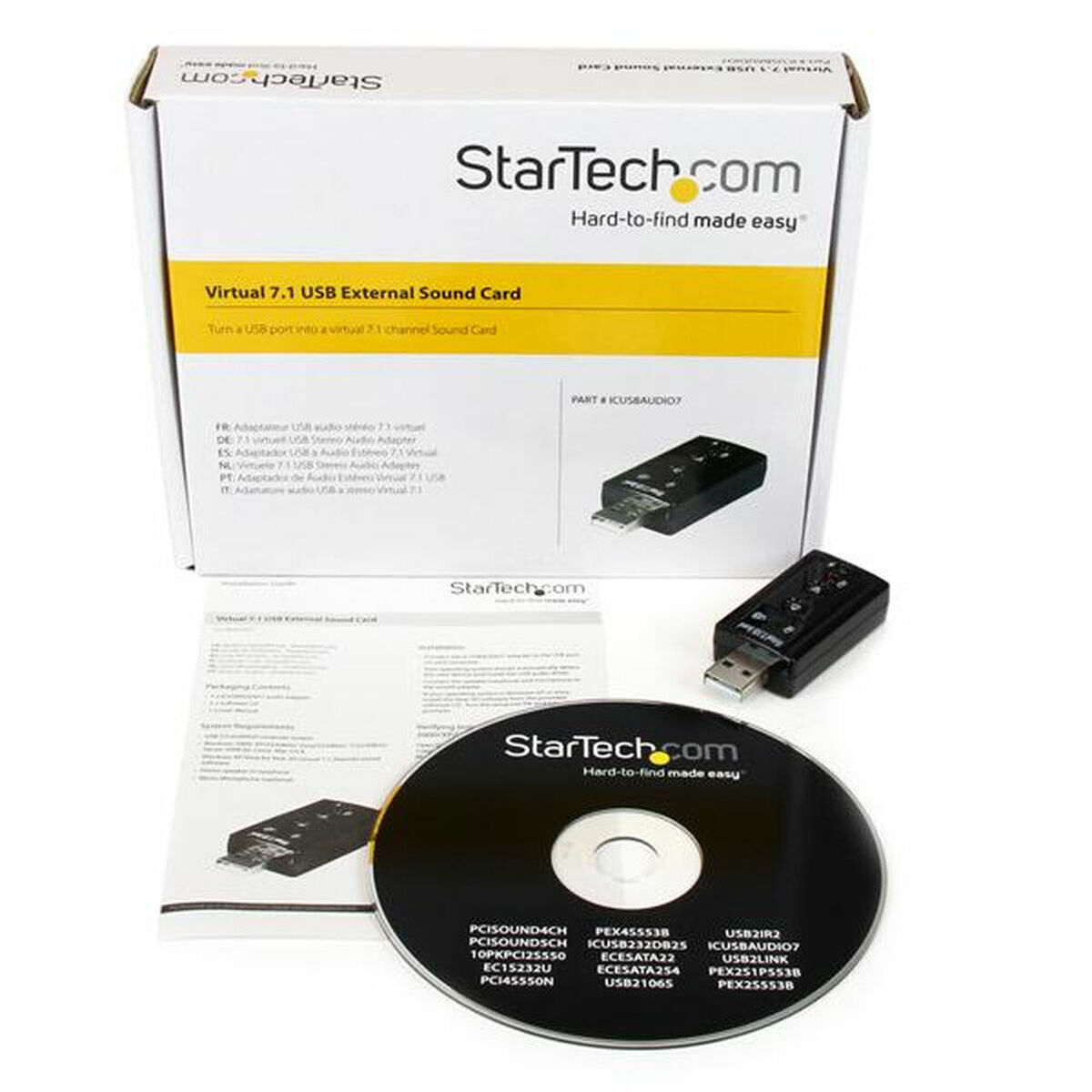 Ljudkort Startech ICUSBAUDIO7 - 2