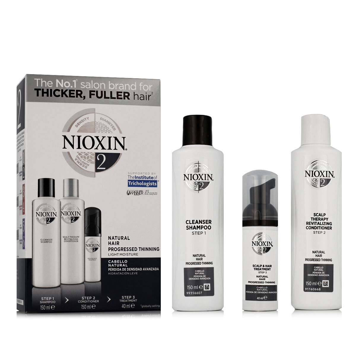 Hårstylingset Nioxin  System 2 3 Delar - 3