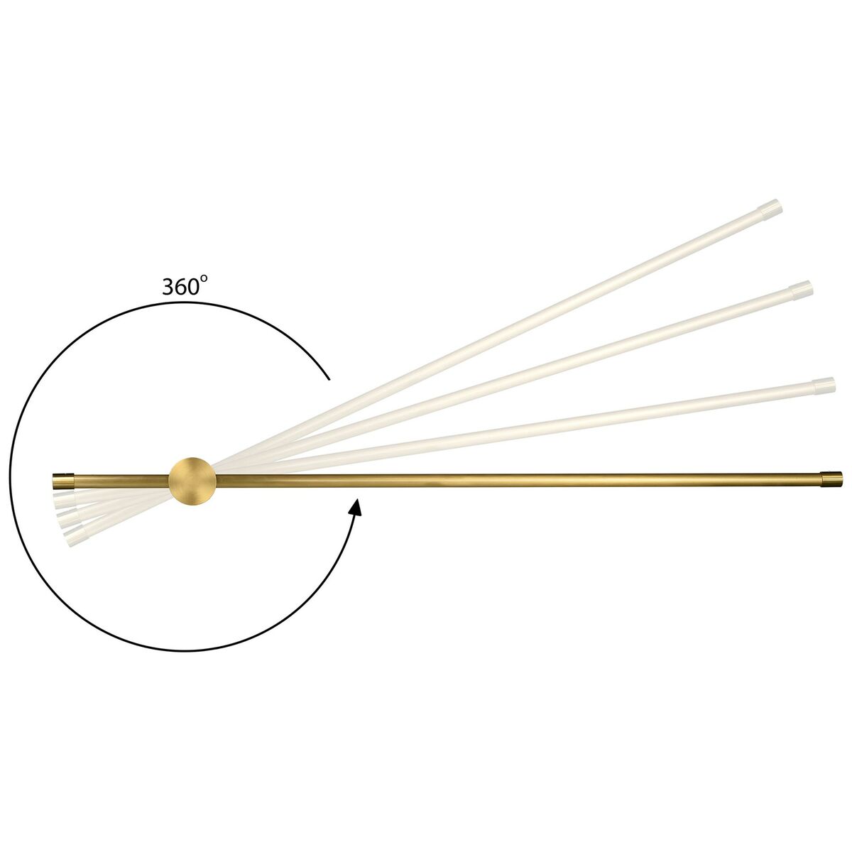 Vägglampa med LED Activejet AJE-HILTON WW 80 555 lm 9 W (1 Delar) - 2
