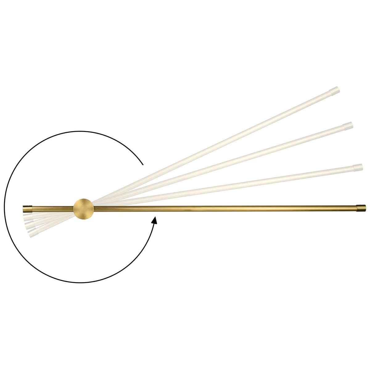 Vägglampa med LED Activejet AJE-HILTON WW 80 555 lm 9 W (1 Delar) - 3
