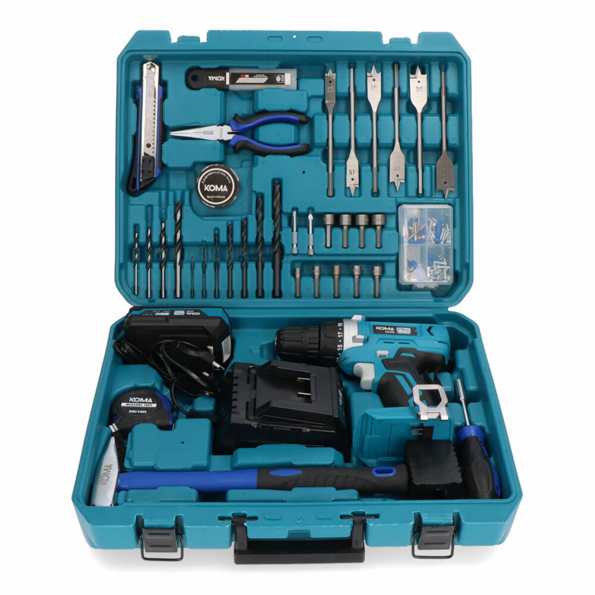 Borr- och tillbehörssats Koma Tools Pro Series Skruvmejsel 70 piezas - 8