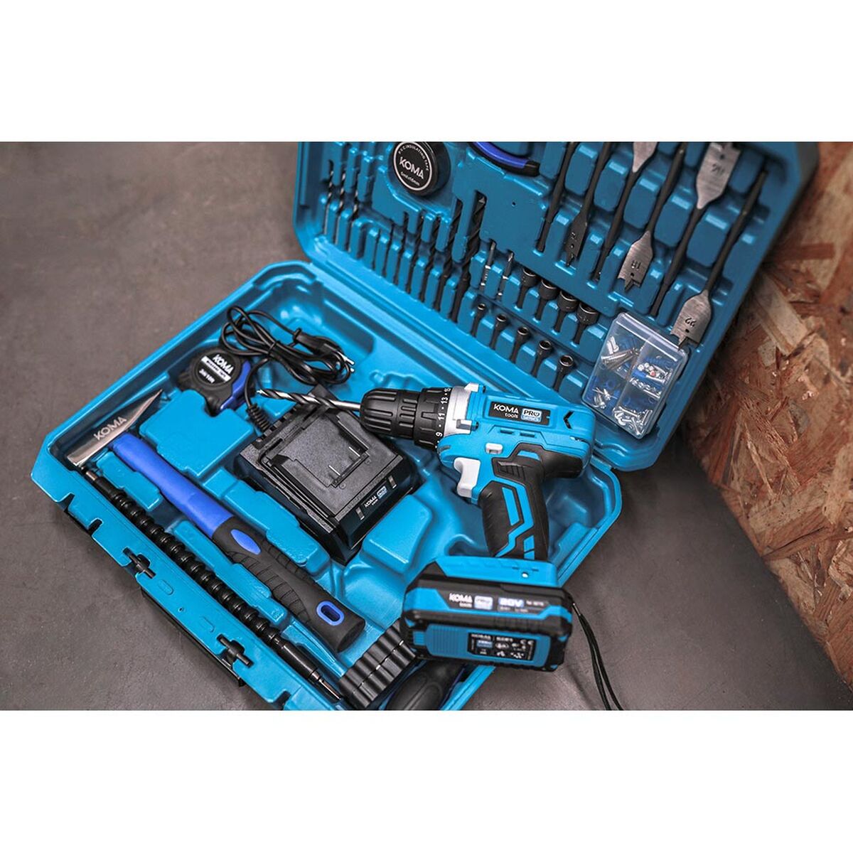 Borr- och tillbehörssats Koma Tools Pro Series Skruvmejsel 70 piezas - 11