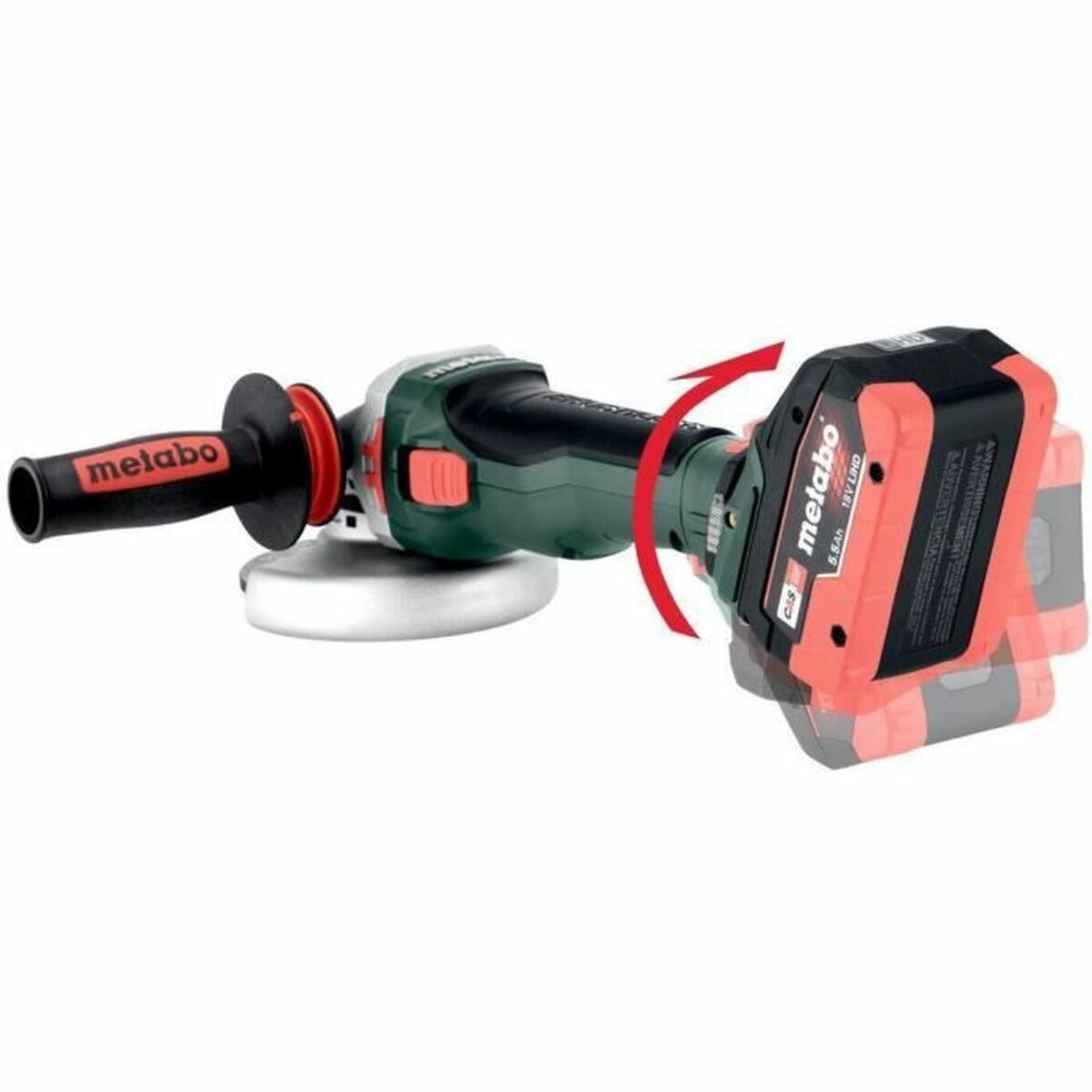 Vinkelslip Metabo WVB 18 LTX BL 15-125 1500 W 125 mm - 2