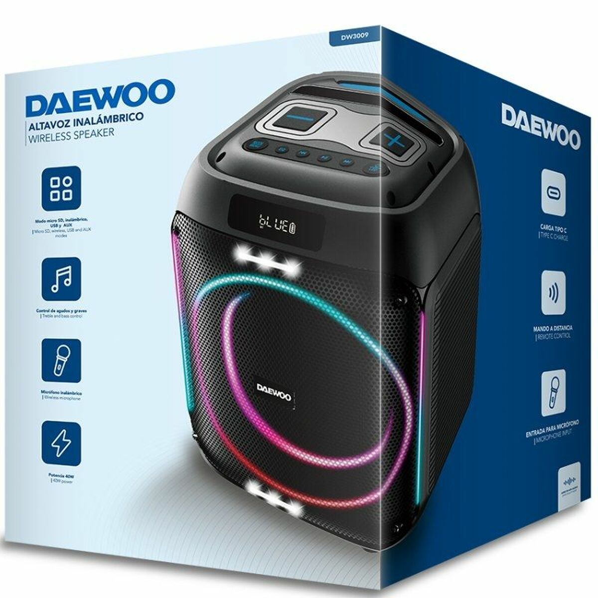 PC-högtalare Daewoo DW3009 Svart - 2