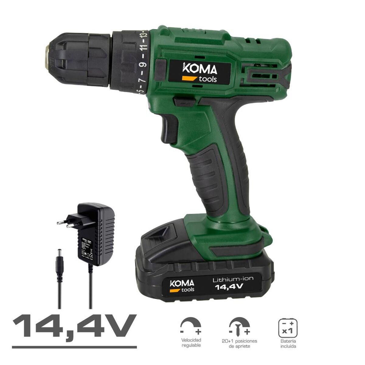 Förare borr Koma Tools 22 Nm - 11